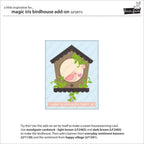 Lawn Fawn LF2471 Magic Iris Birdhouse Add-on Custom Craft Dies