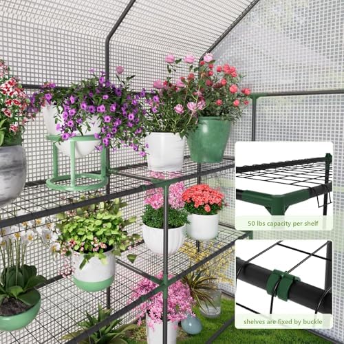 walk in greenhouses, 57 x 57 x 76, close-up detail