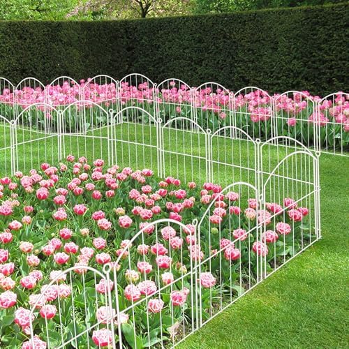 decorative garden fence, 17in (h) x 10ft(l) no shown in use