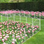 decorative garden fence, 17in (h) x 10ft(l) no shown in use