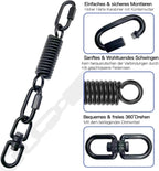 Hammock Chair Spring Upgrades 360 Rotating Spring With Carabiners Shock Absorption For Hammock Chair