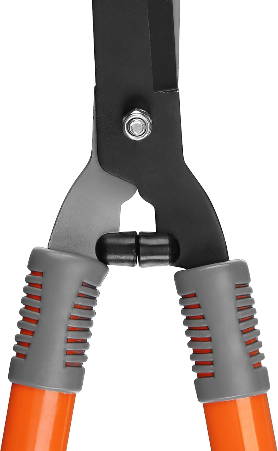 Garden Hedge Shears, Manual hedge Clippers for Shaping Shrubs and Trimming Bushes. Hedge Clippers & Shears made with Durable Carbon Steel Blades, Shock-Absorbing Bumpers and Comfort Grips.