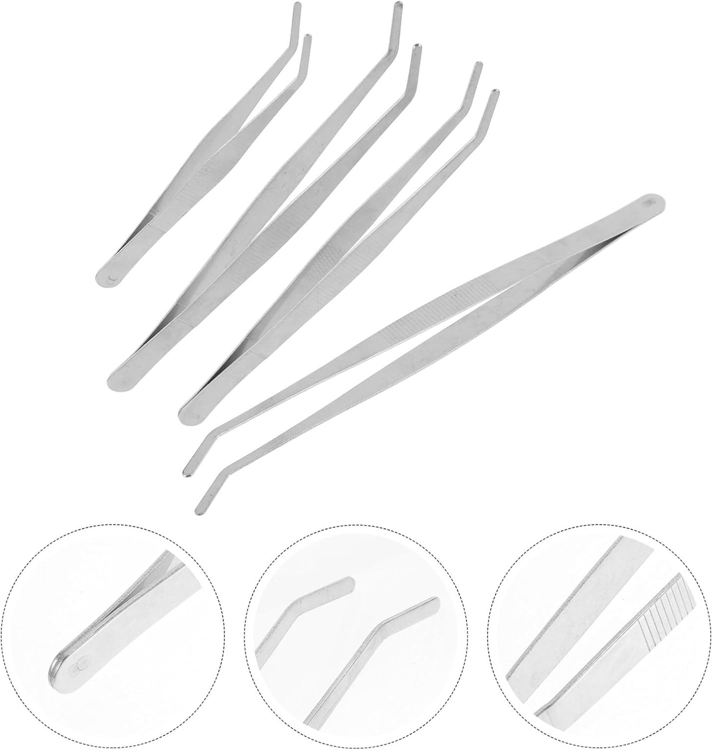 4pcs Gardening Tools Planting Tweezers Succulent Tool Kit Weed Puller for Garden