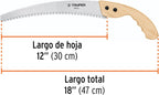 TRUPER STP-12 Pruning Saws 12" (30cm)