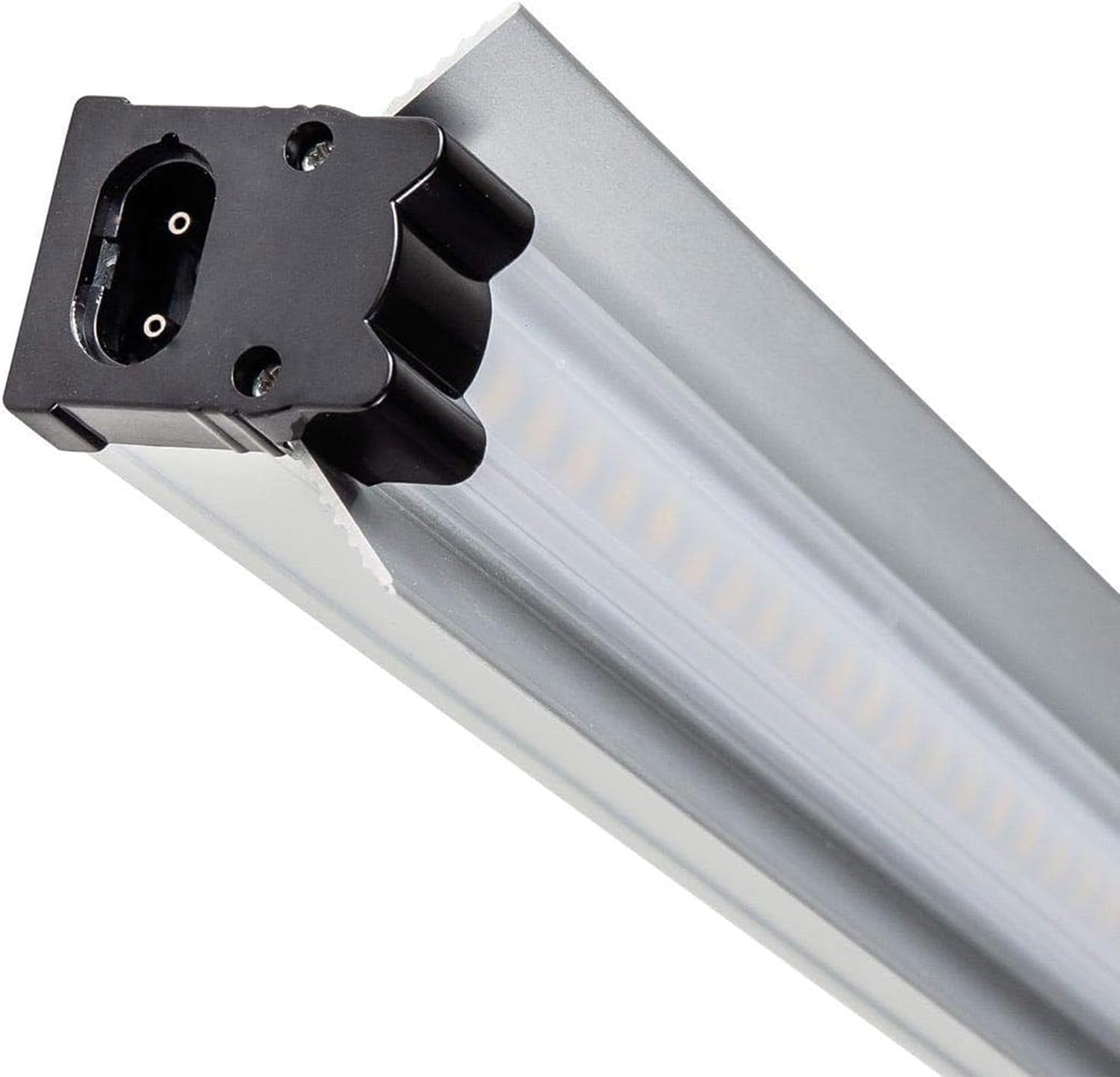 SunBlaster 18" Prism Lens 18W 6400K Full Spectrum LED Strip Light Indoor Greenhouse Plant Grow Lamp with Built-In Reflector & Mounting Clips
