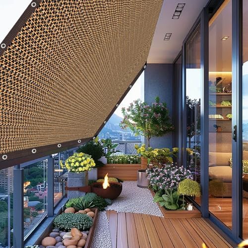 80% sunblock shade cloth net resistant - 8x20ft showing dimensions