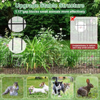 20 panels animal barrier fence, 27ft (l) x13in, close-up detail
