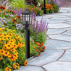 Darkaway Outdoor Post Lights Lamp Post Light Fixture, Waterproof Aluminum Housing with Glass, Fence Post Deck Lighting for Garden, Patio, Pathway (1 Pack, Black)