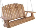 All Things Cedar PS50 Adirondack Outdoor Swing | 4-ft Cedar Porch Swing | Unmatched Craftsmanship, Durable Garden Swing | Spacious Seat, Compatible with A-Frame and Pergola Arbor | 52x24x35