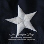 american flag made in usa 100% | 3x5, close-up detail