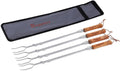 Begatter Smores Sticks, Marshmallow Sticks for Fire Pit, 30" Long Extendable Heavy Duty Roasting Sticks for Hot Dogs Vegetables S'mores over Campfire, 4 Pack