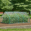 miracle-gro greenhouse, quick snap assembly, clear, 3'x8'x3', main product view