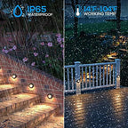 leonlite 6-pack low voltage led deck lights 3000k shown in use