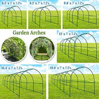 multi-size large garden support arch frame climbing plant, view 9
