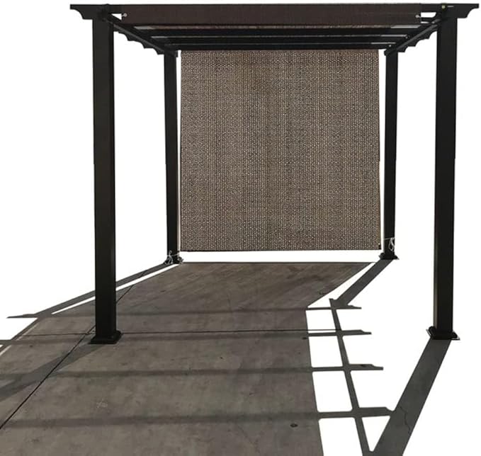 90% Shade Cloth Sun Shade Fabric Privacy Screen Shade Cover for Patio Garden Pergola Shade Cover Canopy with Gromments
