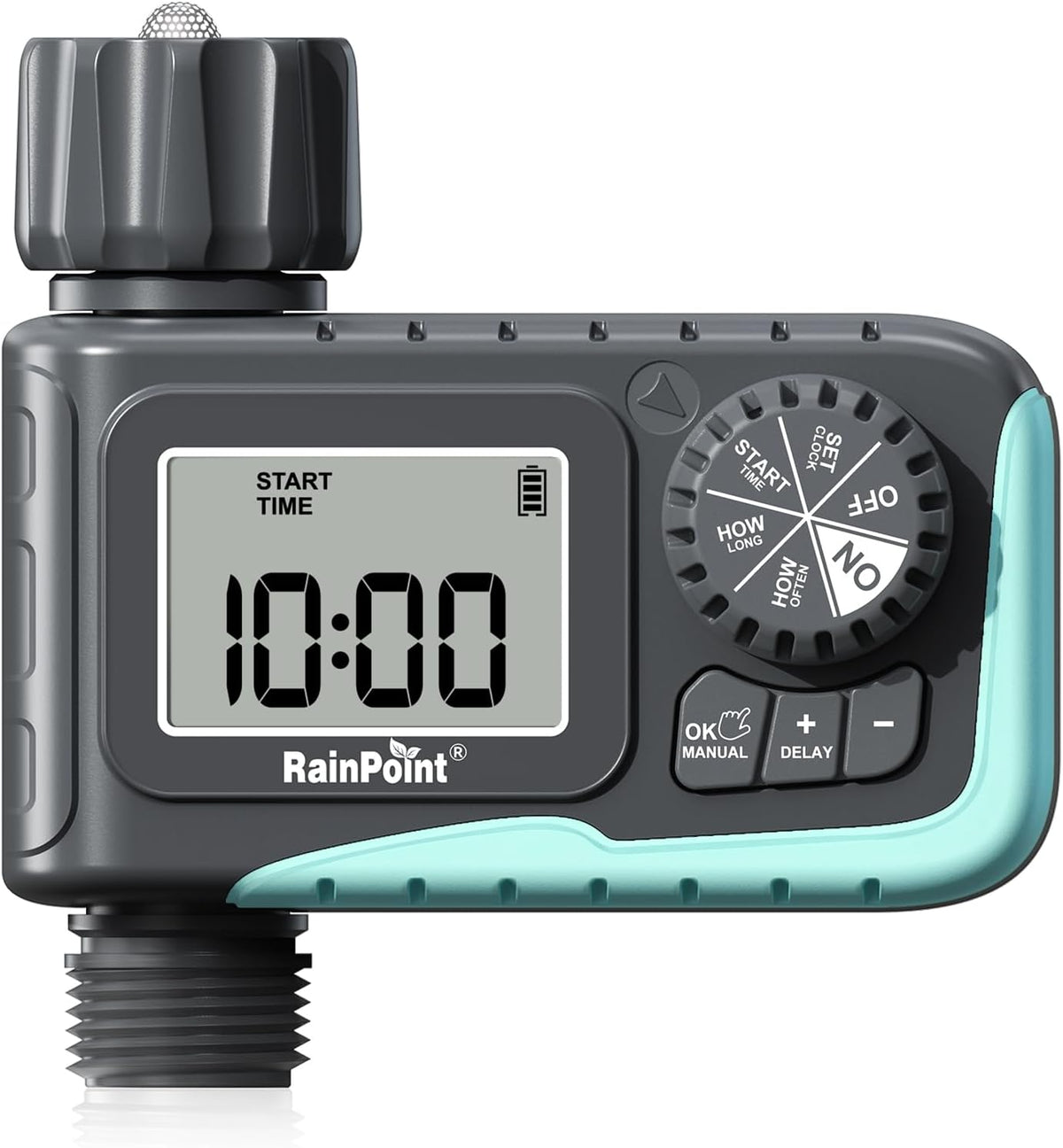rainpoint sprinkler timer, programmable water timer for garden, main product view