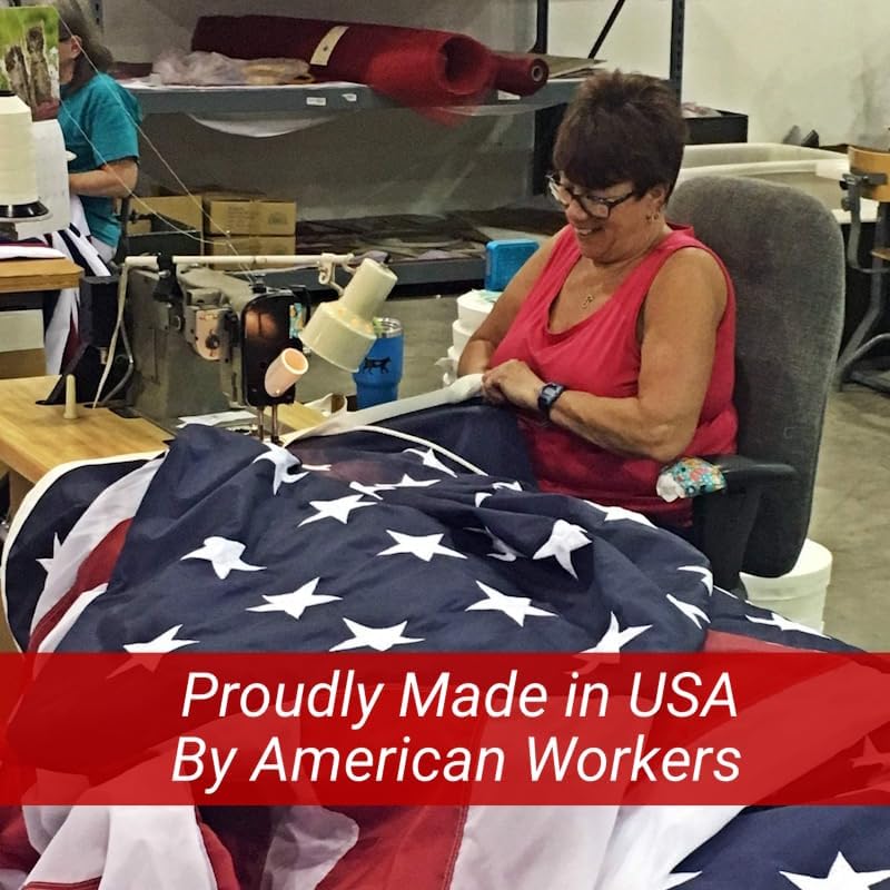 grace alley american flag: 3x5 ft us flag showing dimensions