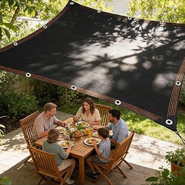 90% shade cloth for garden durable mesh tarp, close-up detail
