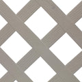 white plastic lattice fence (48 in.) for use, main product view