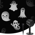 LED Halloween Decoration, Ghost Rotating Projector Yard Stake Lights, Indoor Outdoor Landscape Night Light for Home Thealter, Ceiling, Room, Patio, Garden, Halloween, Bedroom Decor