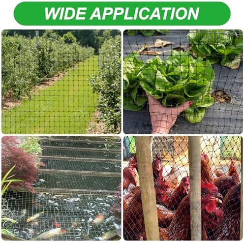 sportyouth bird netting garden deer fence netting 2, side view