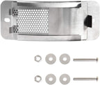 Stainless Steel Draft Door Fit Mini,Small Big Green Egg Kamado Accessories Big Green Egg Parts Screen Replacement Parts for Bottom Vent with Punched Mesh Screen