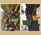 Hanging Squirrel Feeder & Waterer for Outside, Large Feeder.