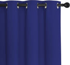NICETOWN Blackout Curtains for Sliding Glass Door Room Divider Noise Reduce Curtain Panel Portable Window Screen Sliding Partition, W100 x L102 inches, 1 Panel, Navy Blue