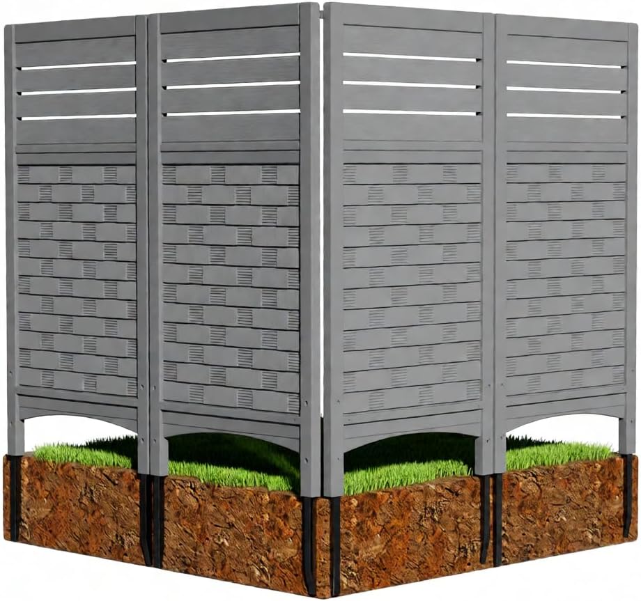 mrosaa outdoor fence privacy panels,resin privacy fence panels, main product view