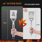BBQ Grill Accessories Set for Ourdoor,Grilling Set for Men | Barbecue Tool Sets,BBQ Gifts for Men,31PCS Grilling Gifts for Men,Grilling Accessories with Apron for Dad