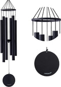 Wind Chimes for Outside Deep Tone - 38'' Wind Chimes Outdoor Clearance, Deep Tone, Windchimes Outdoors, Memorial, Sympathy Gift, Garden Patio, Home Décor (Black)