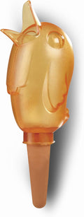 Scheurich Bördy M, Waterreserve Water Dispenser Made of Plastic and Clay Cone, Orange, 20 cm High, 0.22 L Vol.