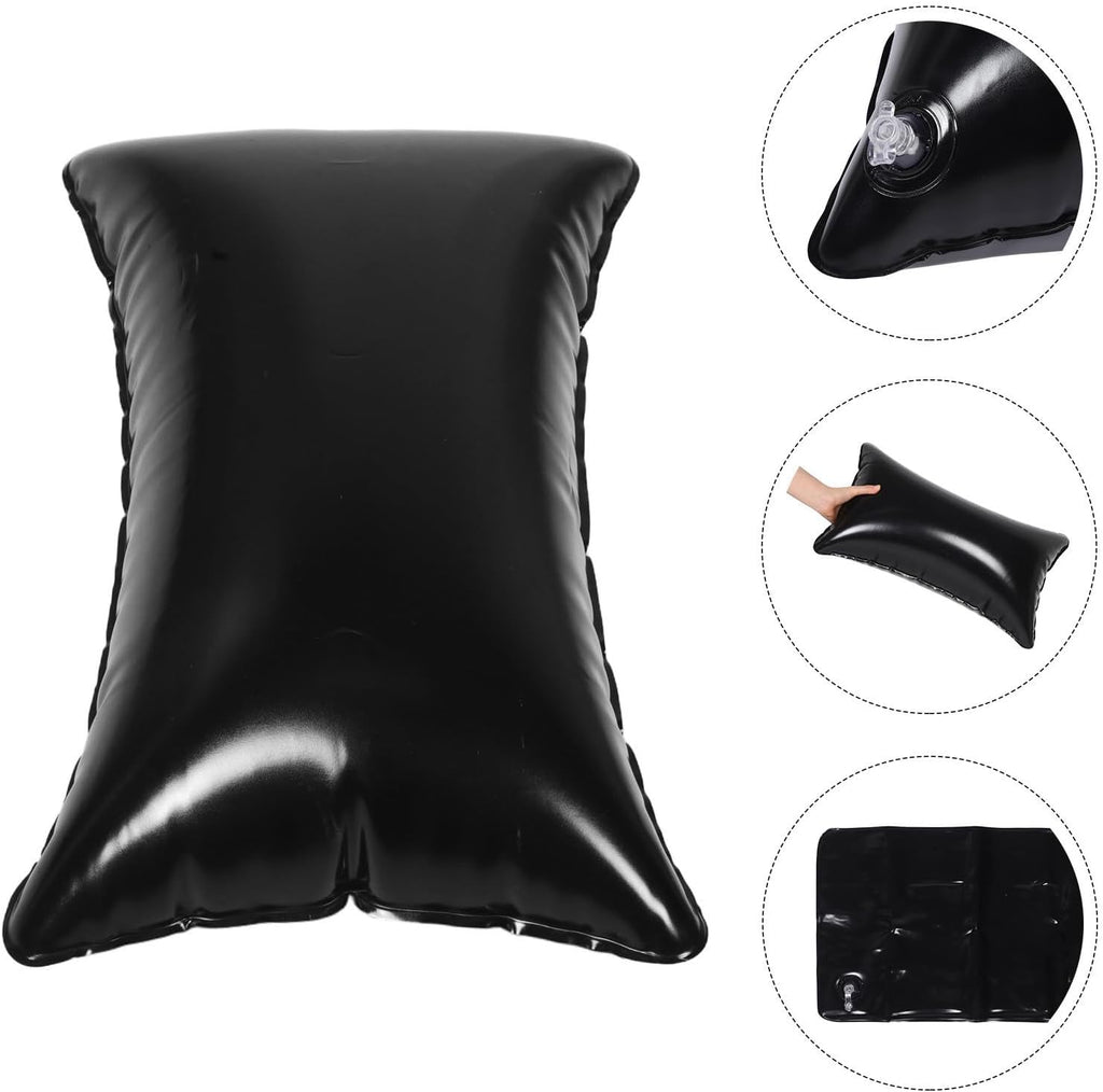 STOBAZA Inflatable Cushion for Hammock Swing Chairs PVC Black | Replaceable Insert for Hanging Chairs, Lightweight Foldable Design, Travel and Outdoor Use
