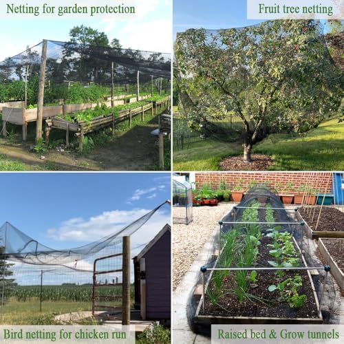 deer fence netting 7.5x100 ft, heavy duty bird, view 9