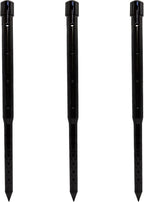 24" DEEP DRIP Watering Stake (3 Pack) (Black), 24GKDD