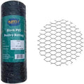 pvc hexagonal poultry netting chicken wire 18" x50', main product view