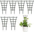 Plant Trellis Indoor, 6Pcs Stackable Plant Trellis for Climbing Plants Indoor, Small Plant Climbing Trellis for Potted Plants Plastic Climbing Plant Support Trellis for Houseplant Hoya Pothos