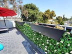 glant expandable fence privacy screen for balcony patio shown in use