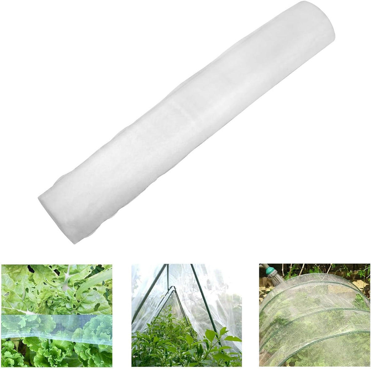 roll packed 5x100ft garden netting, fine mesh insect, main product view