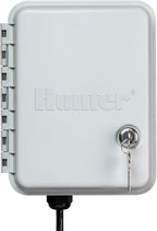 Hunter X-Core 6 Zone Sprinkler Timer, Indoor/Outdoor Sprinkler Controller | 6 station irrigation controller with seasonal adjustment, memory backup, manual controls, and no WiFi needed