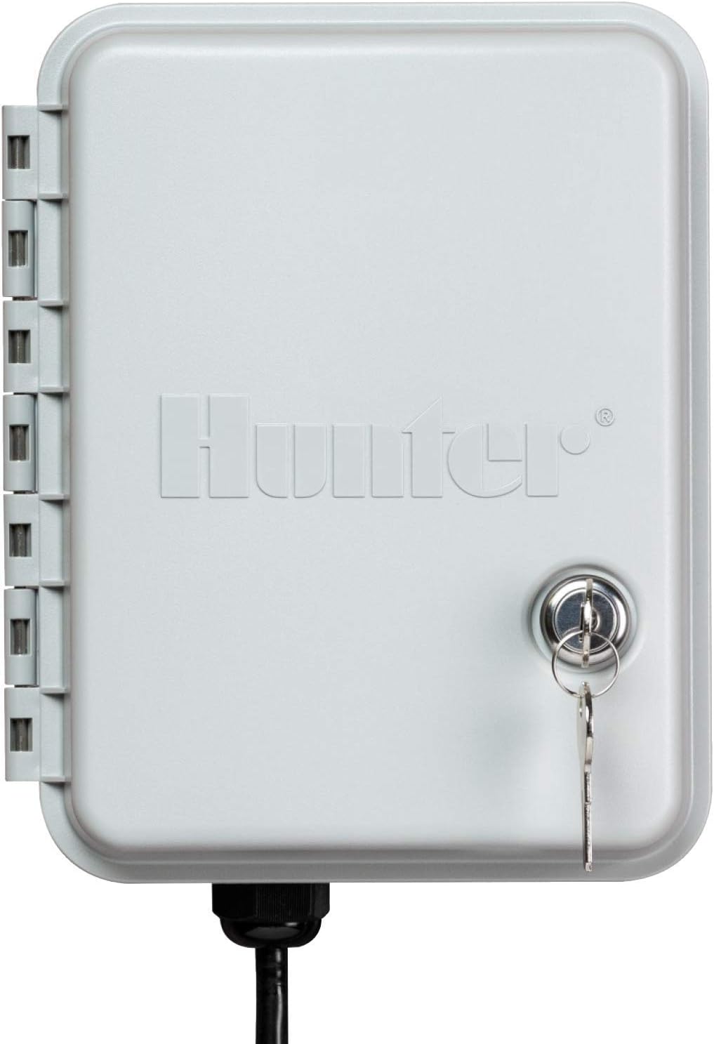 Hunter X-Core 6 Zone Sprinkler Timer, Indoor/Outdoor Sprinkler Controller | 6 station irrigation controller with seasonal adjustment, memory backup, manual controls, and no WiFi needed