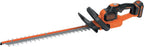 Black+Decker Akku Heckenschere (mit Antiblockierfunktion, Schnell-Ladegerät und hohem Bedienkomfort – 18mm Schnittstärke Zum Schneiden mittelgroßer Hecken – 18V – 2,9kg Leicht) GTC18502PC