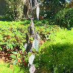 8.5 ft rain chain, rain chains for gutters showing dimensions