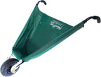 allsop wheeleasy le - foldable garden cart (wheelbarrow) shown in use