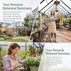 20x10x10 ft extra large greenhouse for outdoors, heavy, side view