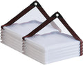 clear waterproof tarp heavy duty 7x12ft-2p,90% transparent vinyl, main product view