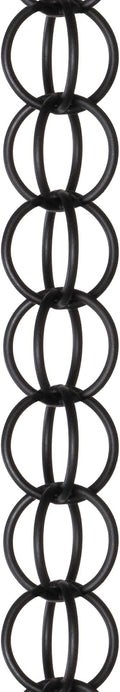 monarch rain chains aluminum ring black rain chains, main product view