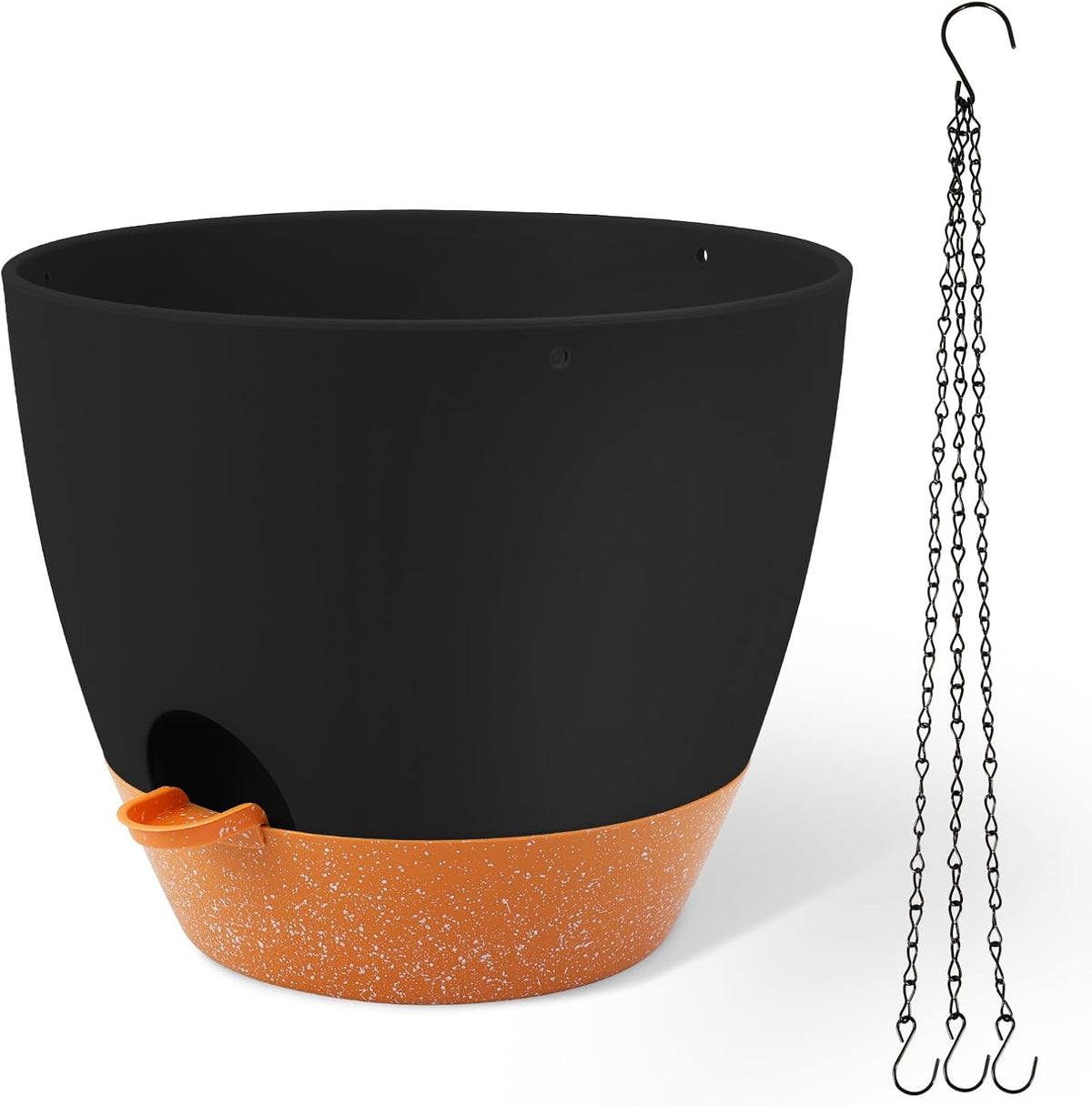 gardife large hanging planter, 12 inch hanging planters, main product view