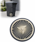Trash Can Wheel Rims for 8 In Outdoor Trash Can Wheels，Silver：Fashion | Automotive Style Decorative Covers, Multiple Colors Available, Home Decor Accessories