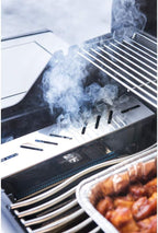 Napoleon Stainless Steel Smoker Box 67013 Add Smoky Flavor to BBQ, Easily Turn Gas Grill Into Smoker, Add Wood Chips or Chunks to Smoke Food on Barbecue 16.25 x 2.54 x 3.5